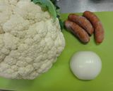 ソースをかけて☆カリフラワーのグラタン作り方1写真