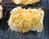鶏肉の粒マスタードパン粉焼き作り方5写真