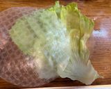 ライスペーパーで巻くレタスベーコンサラダ作り方5写真