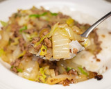 のせておいしい白菜と挽肉の炒めもの作り方12写真