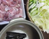 鶏とキャベツを土鍋で酒蒸し料理作り方3写真