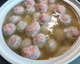 簡単♪生姜沢山しっとり柔らか肉団子鍋作り方8写真