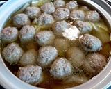 簡単♪生姜沢山しっとり柔らか肉団子鍋作り方9写真