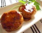ヘルシー♪蓮根とおからの照り焼きバーグ作り方6写真