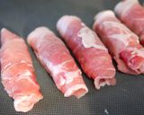 豚肉ロール・マスタードポテトのソース添え作り方4写真