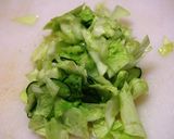 キャベツの塩揉み塩昆布和え作り方1写真