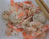 お弁当に✿えびとホタテのかき揚げ作り方2写真