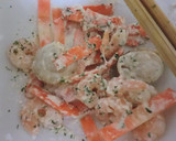 お弁当に✿えびとホタテのかき揚げ作り方2写真