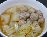 大根と鶏肉の煮物。作り方7写真
