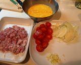 とろとろ玉子のイタリア~ン親子丼☆作り方1写真