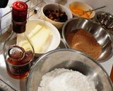 英国のクリスマス＊熟成ブランデーケーキ作り方1写真