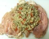 胸肉で丸鶏風ローストチキン☆Xmasに作り方5写真