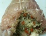胸肉で丸鶏風ローストチキン☆Xmasに作り方6写真