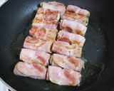 牡蠣のベーコン巻＊クリームチーズソース作り方6写真