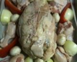 胸肉で丸鶏風ローストチキン☆Xmasに作り方8写真