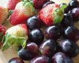 Clafoutis aux fruits rouges 苺と葡萄のクラフティ作り方1写真