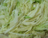 キャベツとジャガイモのサブジ（野菜炒め）作り方2写真