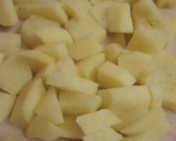 キャベツとジャガイモのサブジ（野菜炒め）作り方1写真