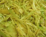 キャベツとジャガイモのサブジ（野菜炒め）作り方11写真