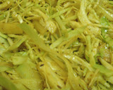 キャベツとジャガイモのサブジ（野菜炒め）作り方11写真