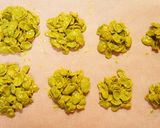 抹茶チョコフレークのクリスマスツリー☆作り方3写真
