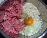 オーブンで☆包み焼きハンバーグ作り方1写真