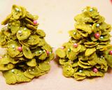 抹茶チョコフレークのクリスマスツリー☆作り方4写真