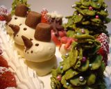 抹茶チョコフレークのクリスマスツリー☆作り方5写真