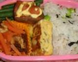 爽やか☆梅と大葉の卵焼き作り方7写真