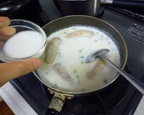 簡単　手羽先と枝豆のクリーム煮作り方4写真