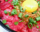 マグロユッケ風丼（韓国風）作り方6写真