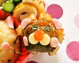 お弁当に❤ちくわ＆ミートボールでライオン作り方3写真