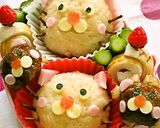 お弁当に❤ちくわ＆ミートボールでライオン作り方7写真