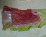 白菜と豚肉のくるくるまき♪作り方2写真