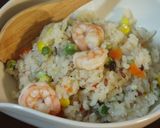 炊飯器ｄｅ簡単☆粉チーズピラフ作り方5写真