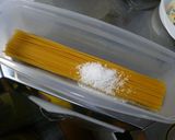 *アスパラとベーコンのクリーミーパスタ*作り方1写真