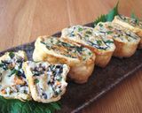 栄養満点！ヘルシー♬チーズいなり焼き作り方12写真