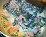 ほうれん草とベーコンのカレースープ作り方4写真