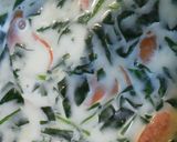 ほうれん草とベーコンのカレースープ作り方5写真