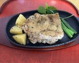 鶏肉の鉄板焼きガーリックバターソテー作り方5写真