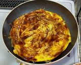 お好み焼きみたいなもやしのとんぺい焼き作り方5写真