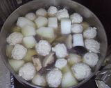母の味*豆腐入り鶏団子と冬瓜のスープ*作り方6写真