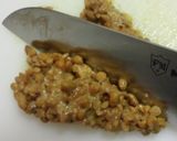 朝ご飯に☆納豆トースト作り方1写真