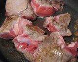 圧力鍋で牛肉の赤ワイン煮込み作り方2写真
