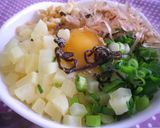 ＊たくあん入りポリポリかやくたまごはん＊作り方3写真