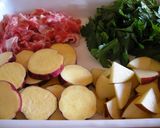 豚肉とさつま芋の香り重ね焼き作り方1写真