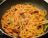 ピリ辛★焼きうどん作り方5写真