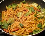 ピリ辛★焼きうどん作り方6写真