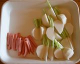 蕪とハムのミルクチーズグラタン作り方1写真