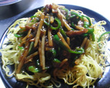 ささっとできる♪チンジャオかた焼きそば風作り方3写真